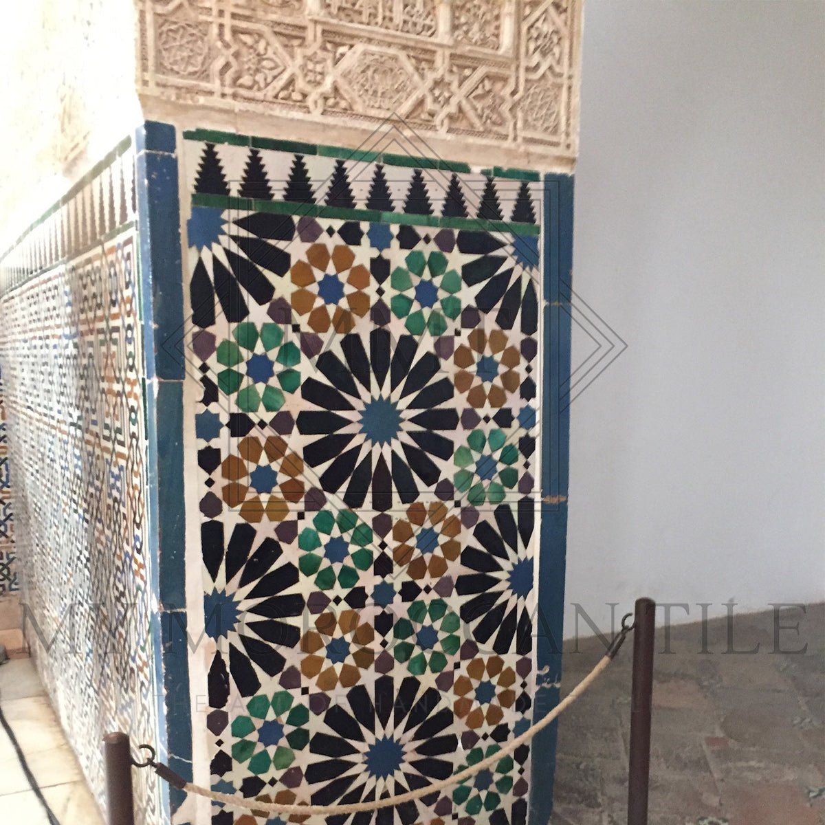 Alhambra Mosaic Tile 16 - 1 - My Moroccan Tile