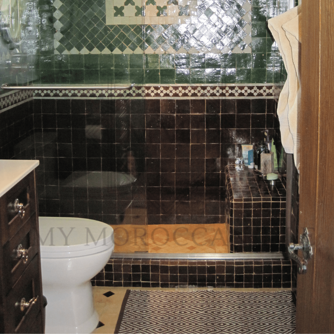 Chocolate Moroccan Zellige Tile – My Moroccan Tile, image size:1080x1080