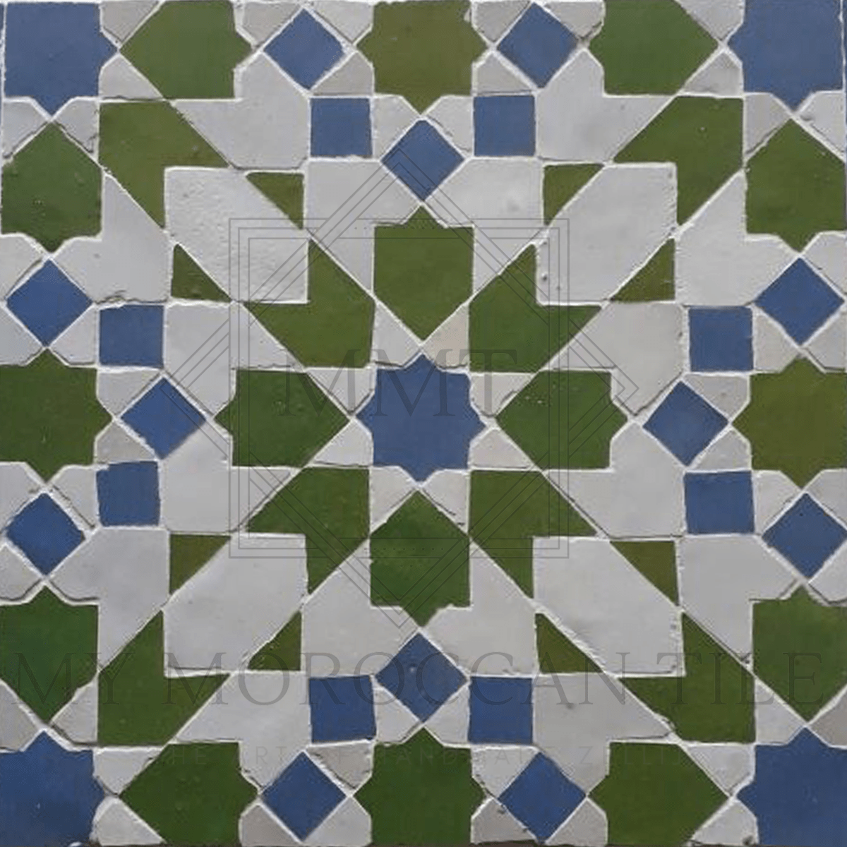 Fez Medina Mosaic Tile - 1882A - My Moroccan Tile
