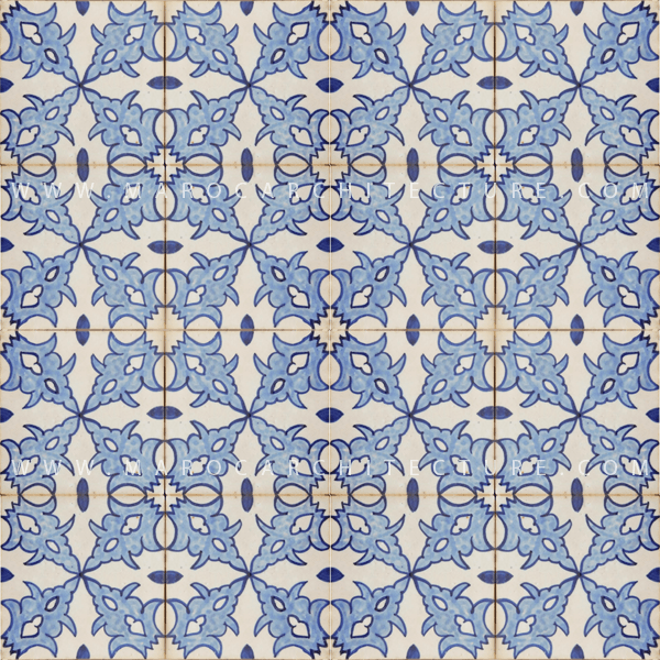 Hand painted Moroccan tile – 17127 - My Moroccan Tile