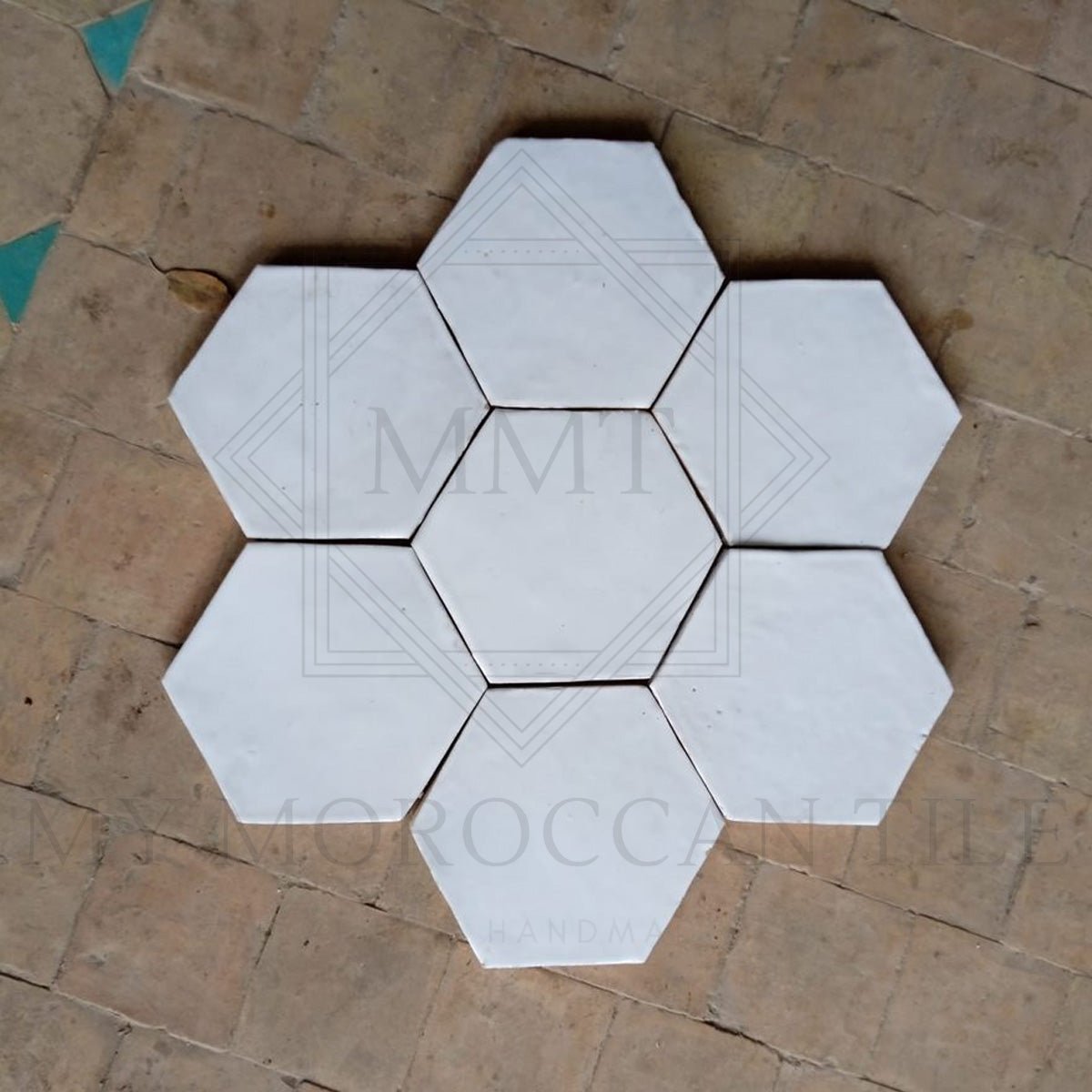 Hexagon Moroccan Terracotta Pavers - My Moroccan Tile