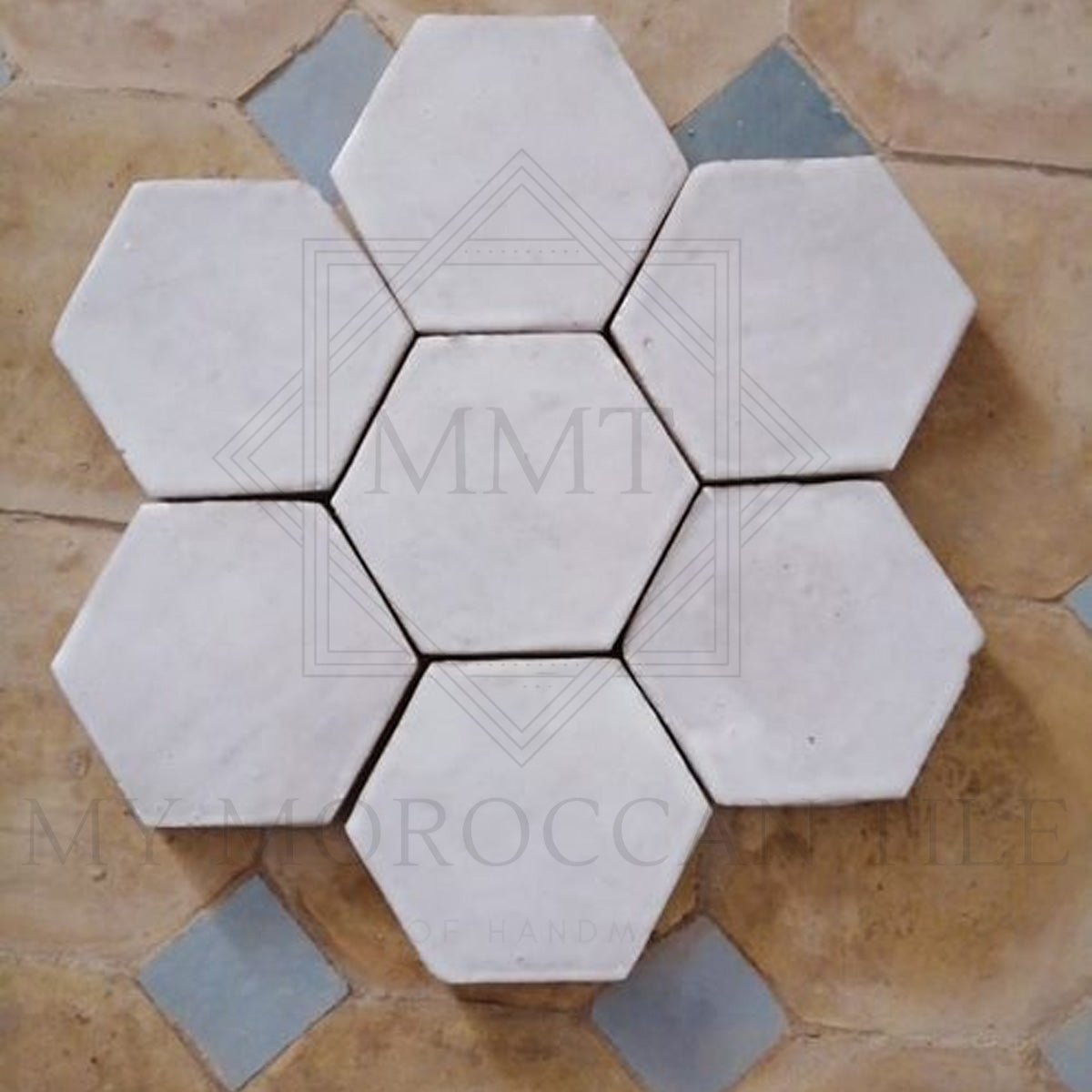 Hexagon Moroccan Terracotta Pavers - My Moroccan Tile