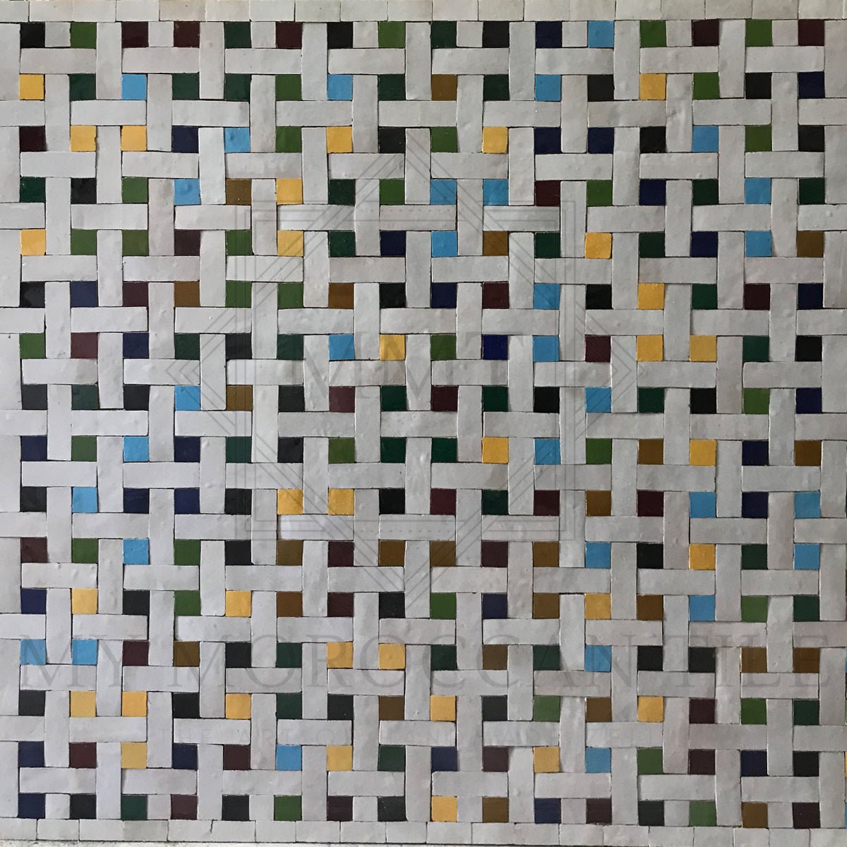Pinwheel Mosaic Tile - My Moroccan Tile