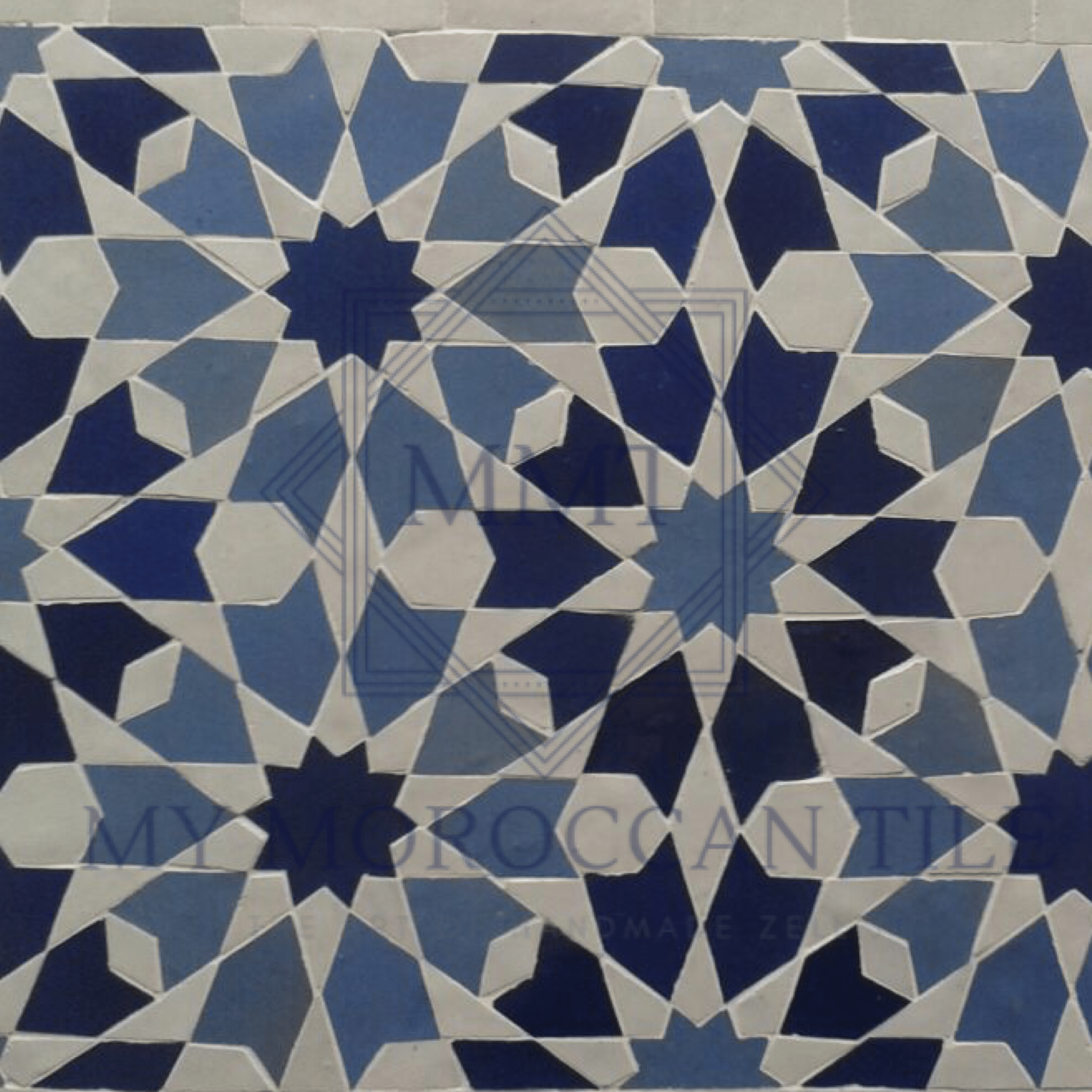 Arabian Heljä by Marjo Tiiroka Ten pointed star Alhambra mosaic – My Moroccan Tile