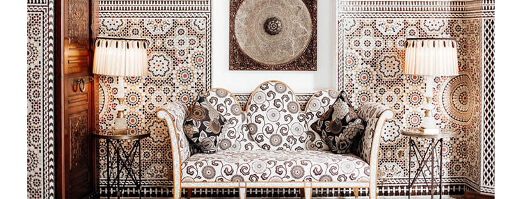 Moroccan lounge mosaics