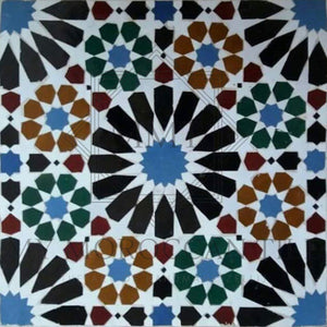 Azulejo Mosaico Alhambra 16-1