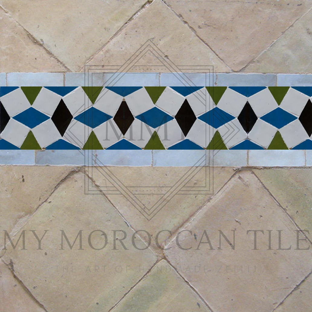 Losanges - Bordure en Mosaiques 