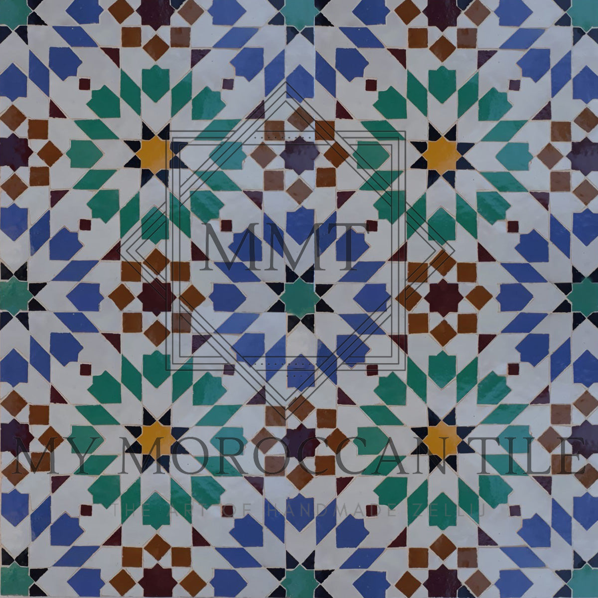 Fez Medina Mosaic Tile - 1882C