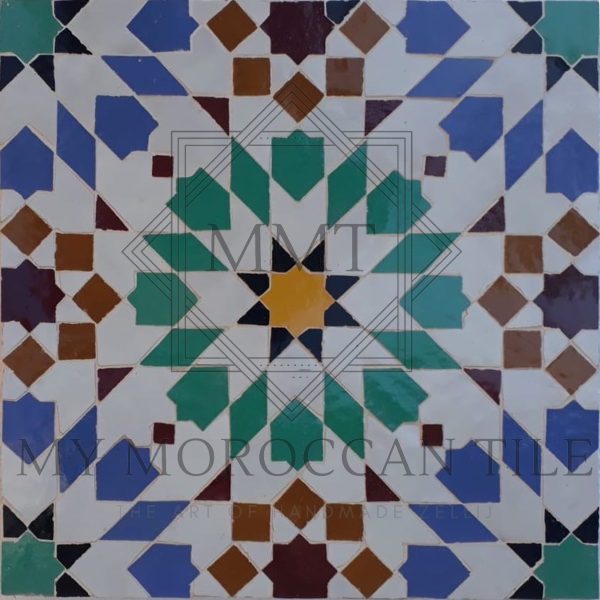 Fez Medina Mosaic Tile - 1882C