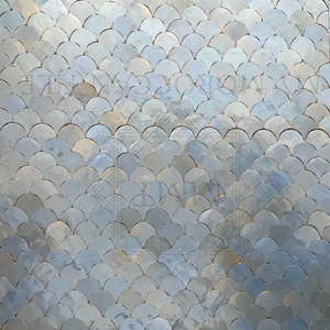occi blue moroccan tile fish scale design perfect for a kitchen bacsplash or a bathroom