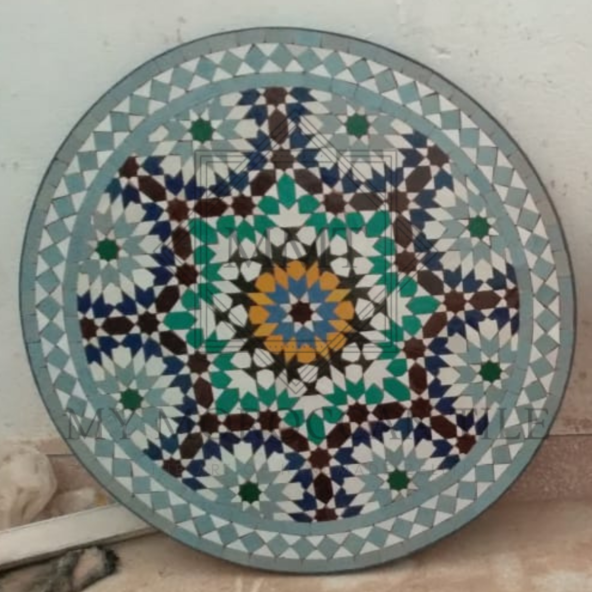 MOROCCAN MOSAIC TABLE 1907