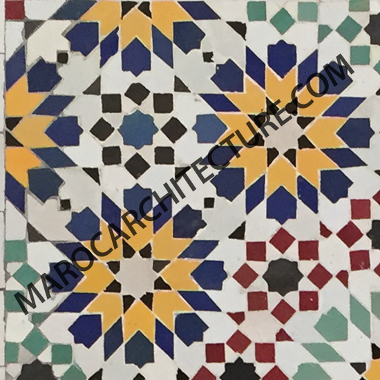 Fez Medina Mosaic Tile - 1882B