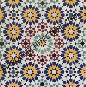 Mosaico de la Medina de Fez - 1882B