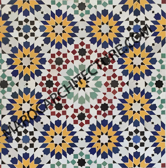 Fez Medina Mosaic Tile - 1882B