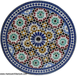 Sixteen Pointed Mosaic Table Top 1908