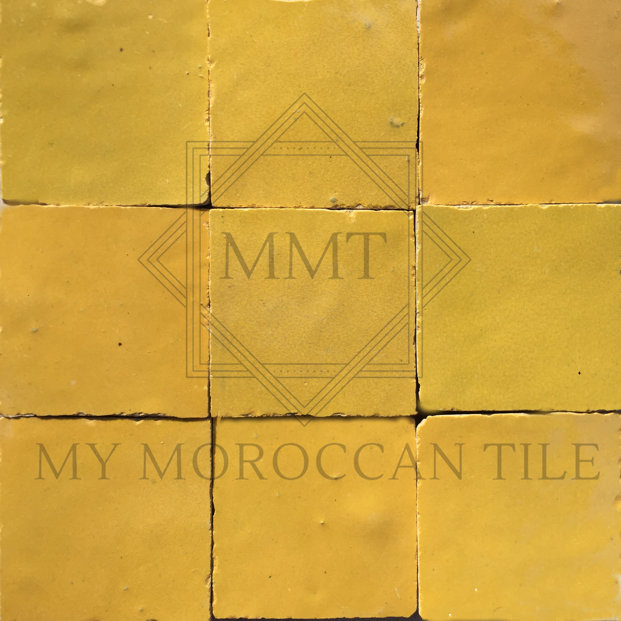 Sunflower Moroccan Zellige Tile