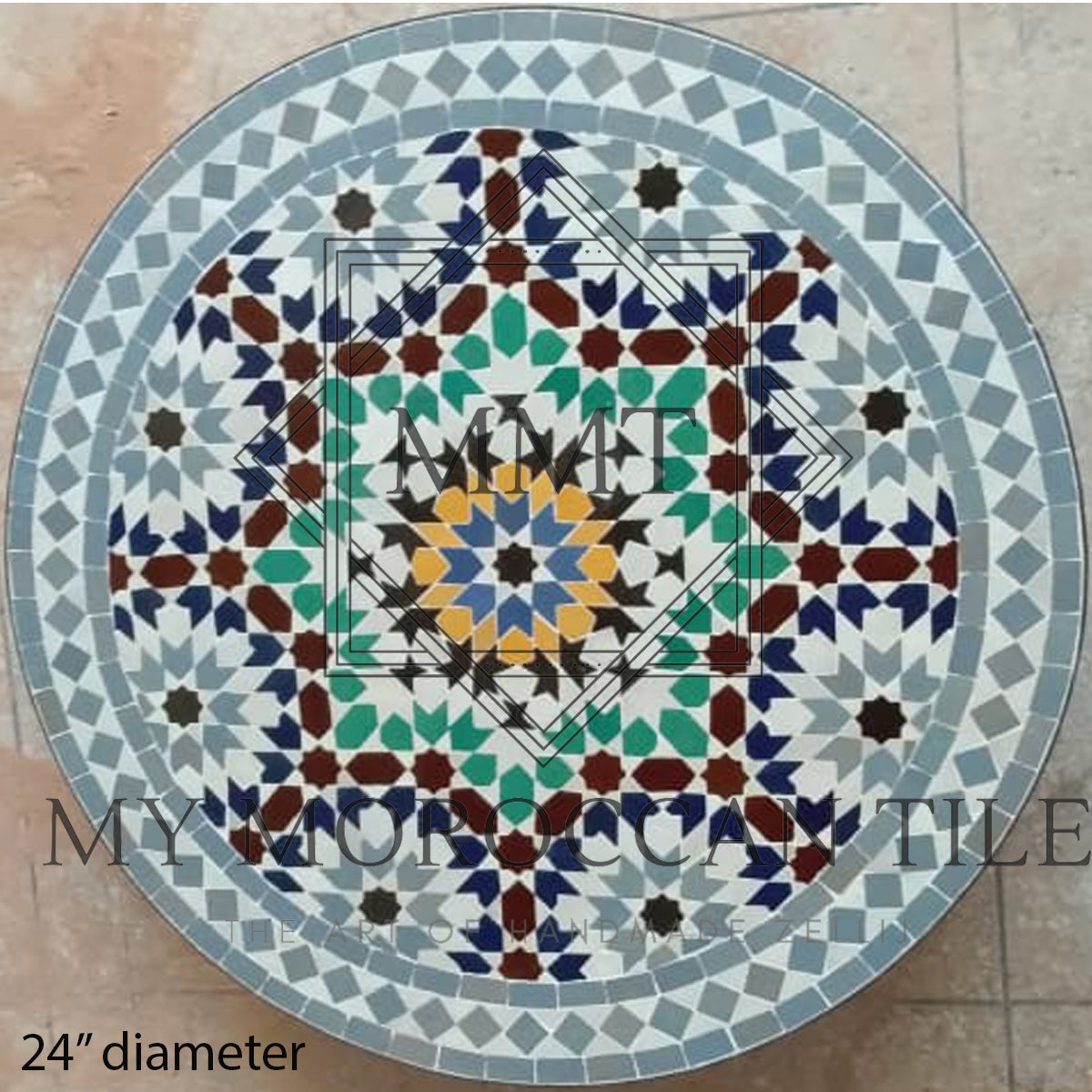 MOROCCAN MOSAIC TABLE 1907