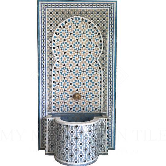 Mosaic Fountain 101703