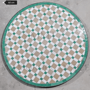 Mesa de mosaico marroquí hecha a mano 2104-03
