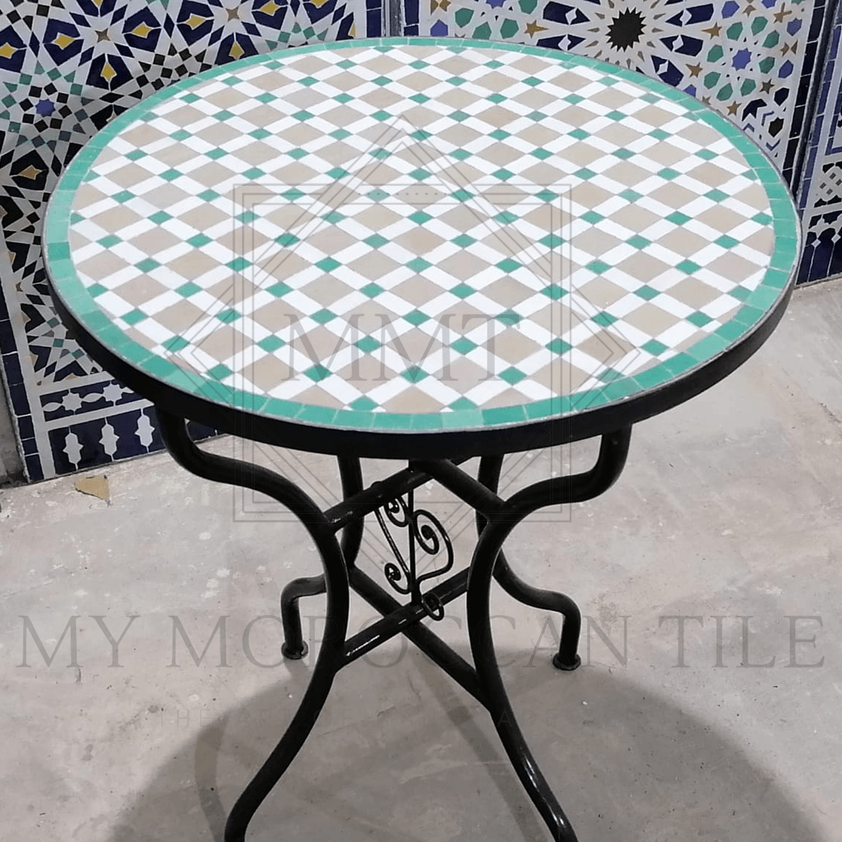 Handmade Moroccan Mosaic Table 2104 03 My Moroccan Tile