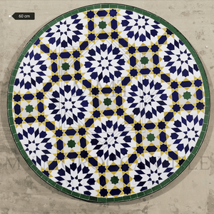 Mesa de mosaico marroquí hecha a mano 2108-05