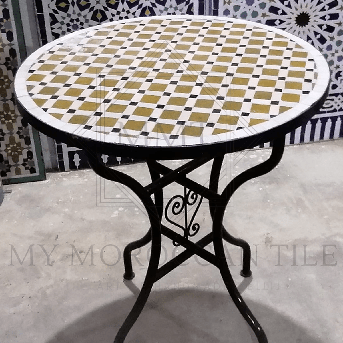 Handmade Moroccan Mosaic Table 2104-02