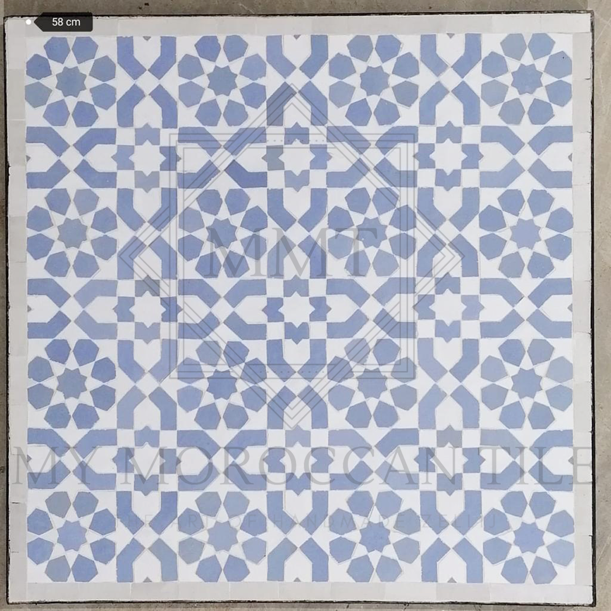 Table en mosaïque marocaine faite à la main 2108-20