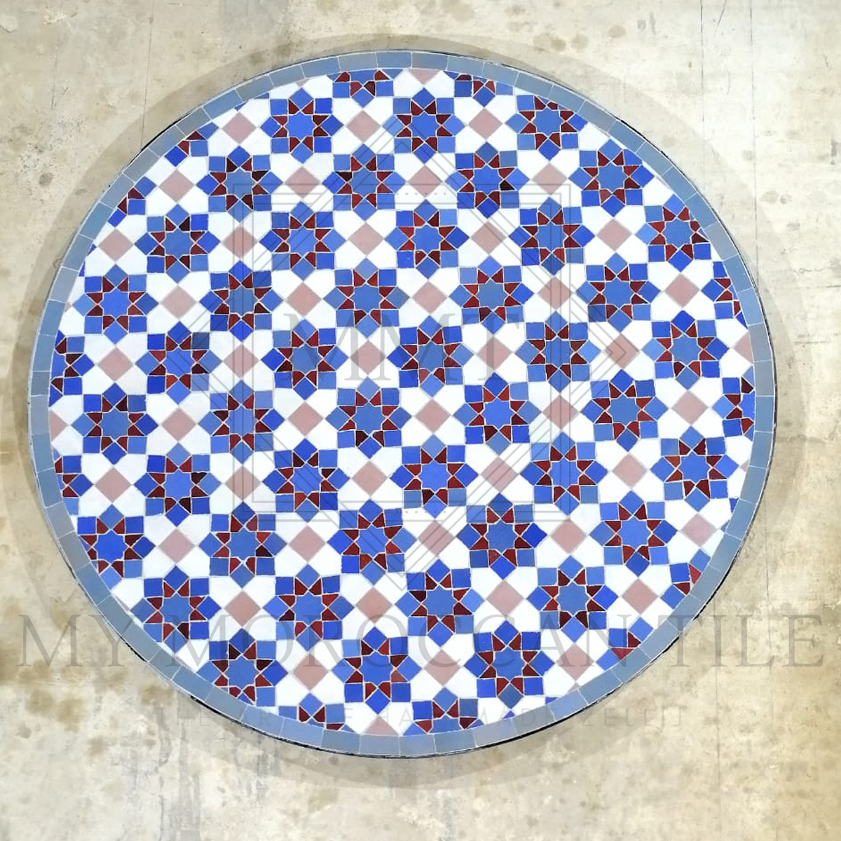 Handmade Moroccan Mosaic Table 2108-03