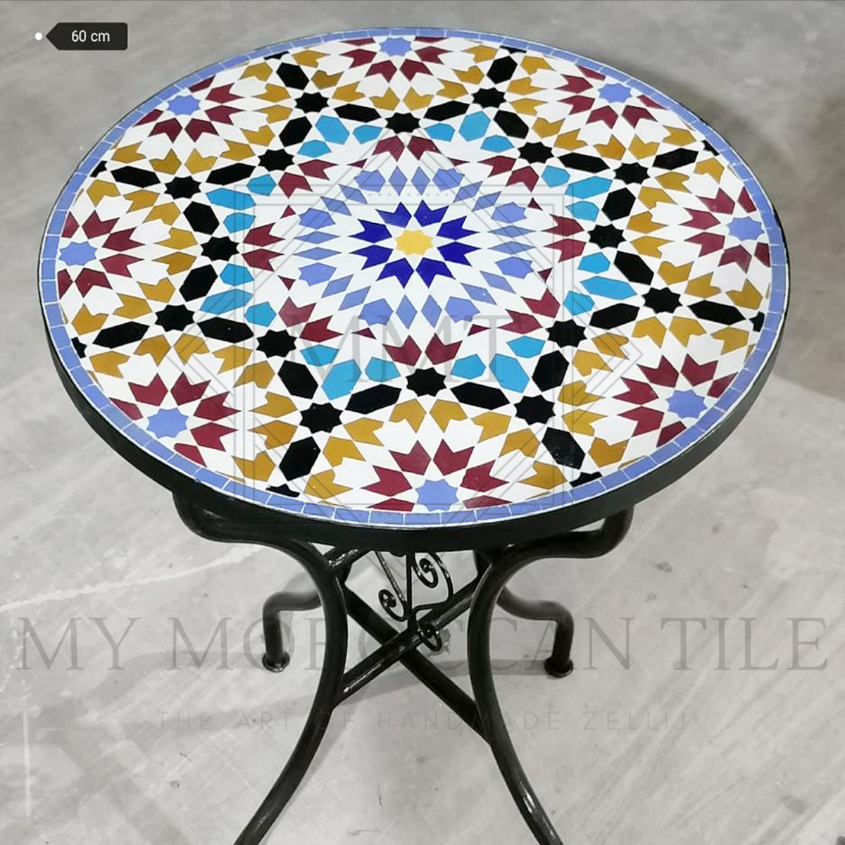 Handmade Moroccan Mosaic Table 2116-03