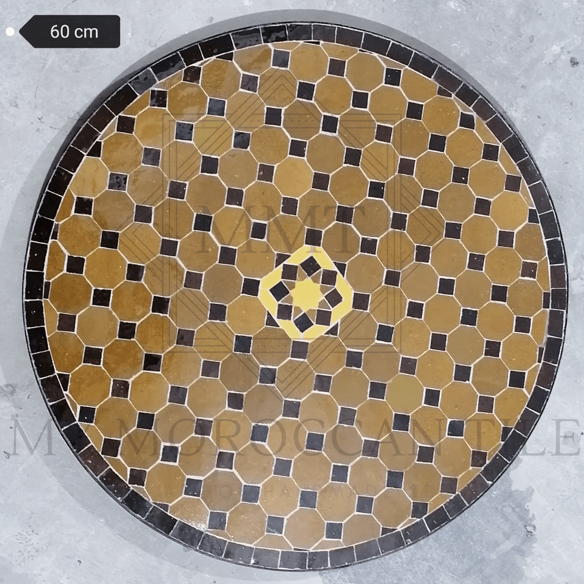 Mesa de mosaico marroquí hecha a mano 2188-05