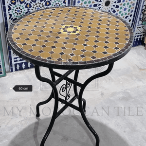 Mesa de mosaico marroquí hecha a mano 2188-05