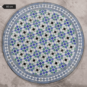 Table en mosaïque marocaine faite à la main 2108-15