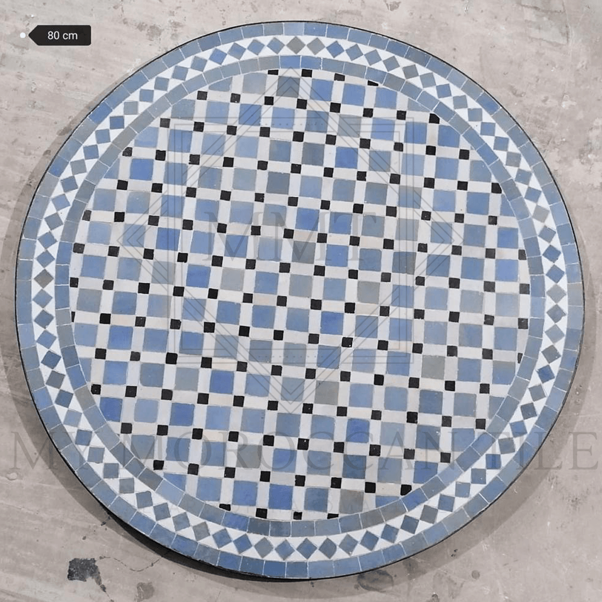Mesa de mosaico marroquí hecha a mano 2104-05