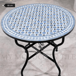 Table en mosaïque marocaine faite à la main 2104-05