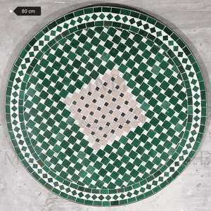 Mesa de mosaico marroquí hecha a mano 2111-02