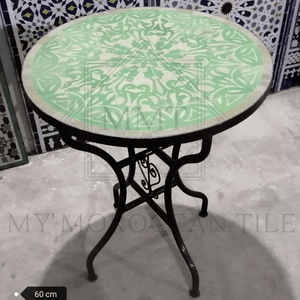 Mesa de mosaico marroquí hecha a mano 2100-01