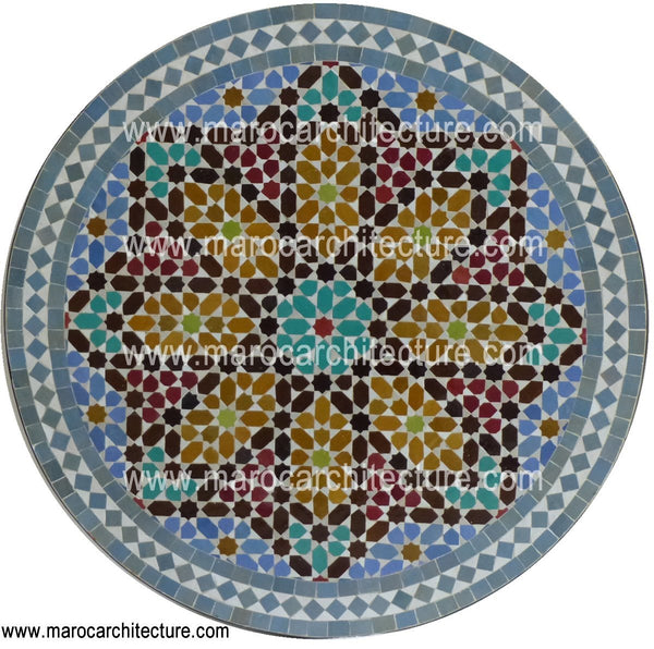 AlCasar Mosaic Table Top 1910 - My Moroccan Tile