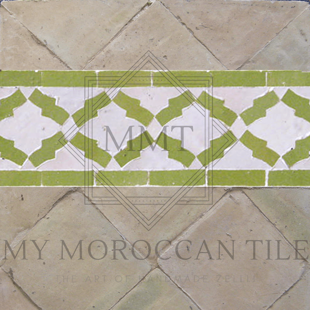 Arabesque Mosaic Border - My Moroccan Tile