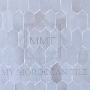 Azulejo de mosaico de piquetes hexagonales
