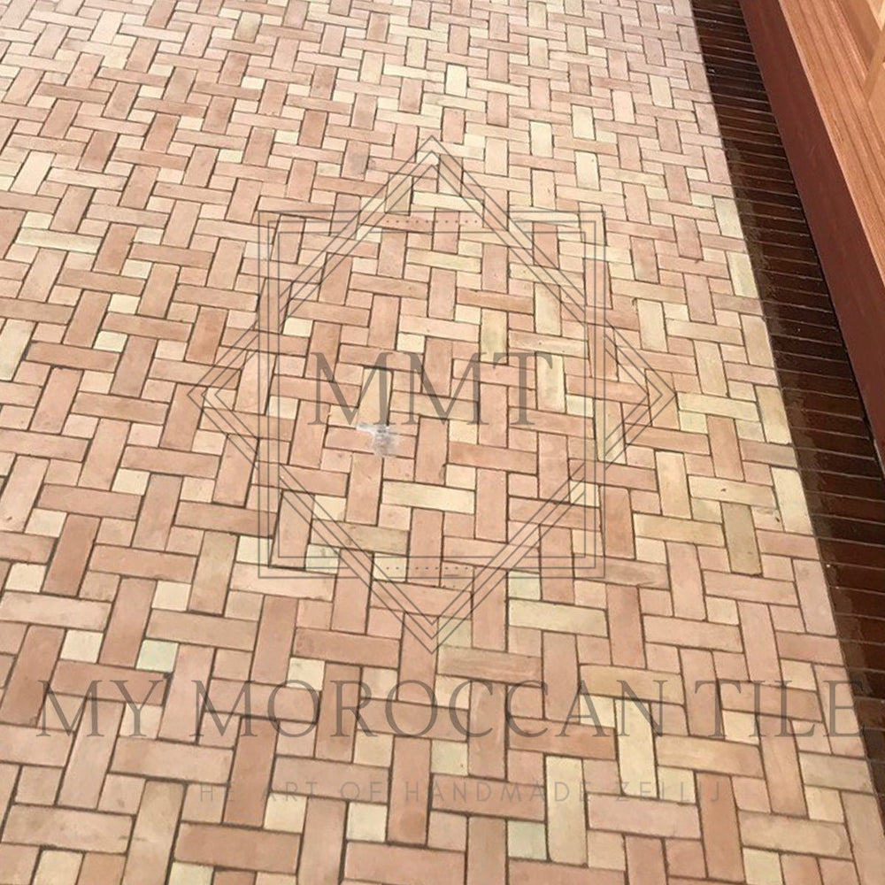 
                  
                    Bijmat 2 x 6 Moroccan Terracotta Pavers - My Moroccan Tile
                  
                