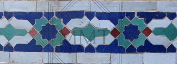 Crown Mosaic Border - My Moroccan Tile