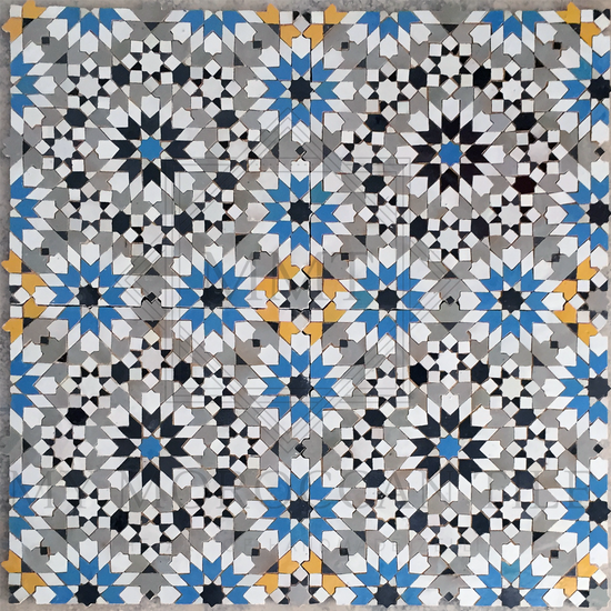 Fez Medina Mosaic Tile - 1882B