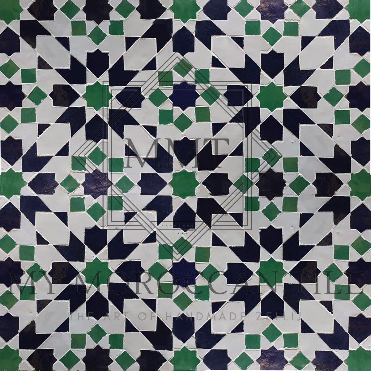 Fez Medina Mosaic Tile - 1882A - My Moroccan Tile