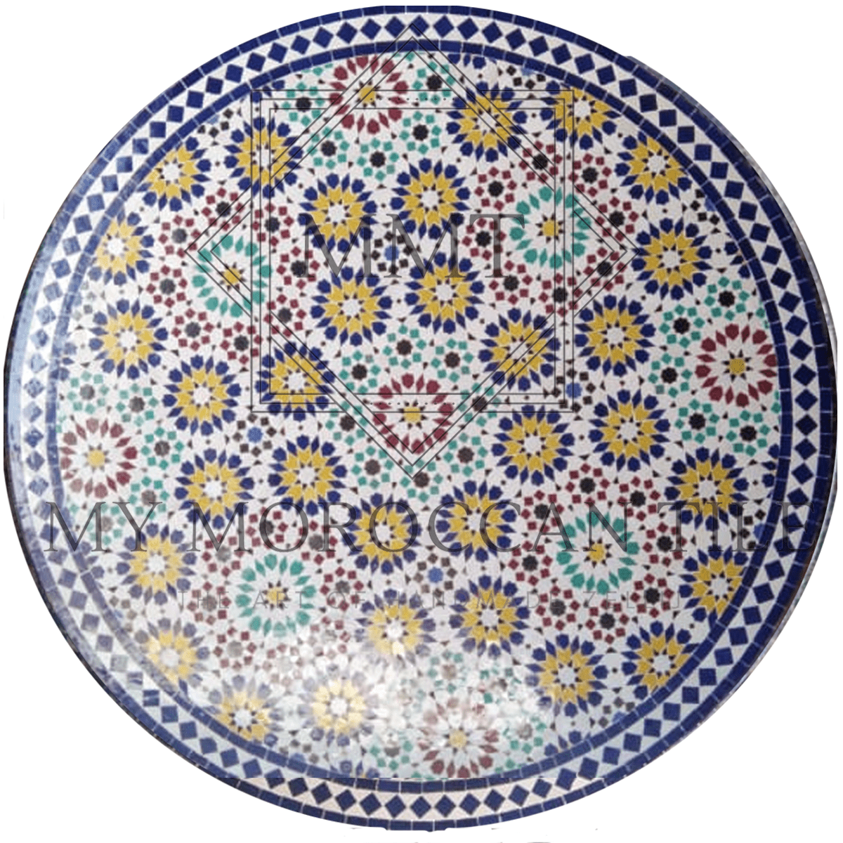 Fez Moroccan Mosaic Table Top 8182 - My Moroccan Tile