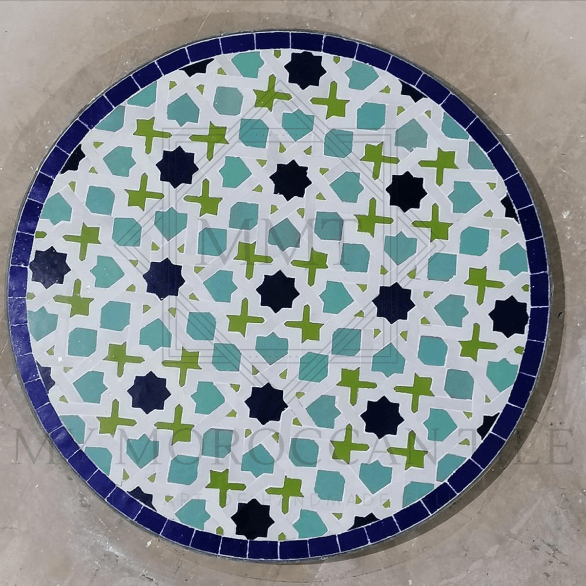 Handmade Moroccan Mosaic Table 2108 - 10 - My Moroccan Tile