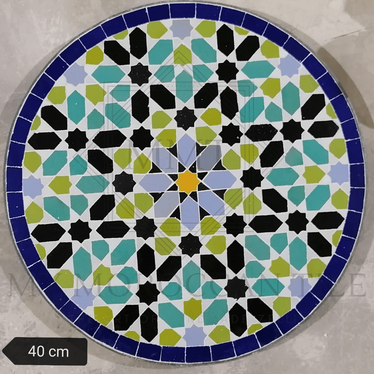 Handmade Moroccan Mosaic Table 2108 - 13 - My Moroccan Tile