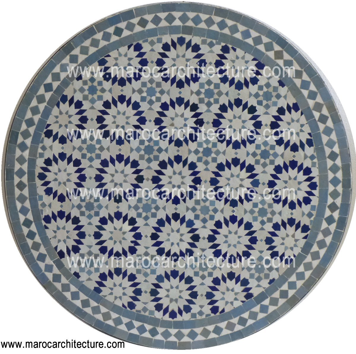 MOROCCAN MOSAIC TABLE 1904 - My Moroccan Tile