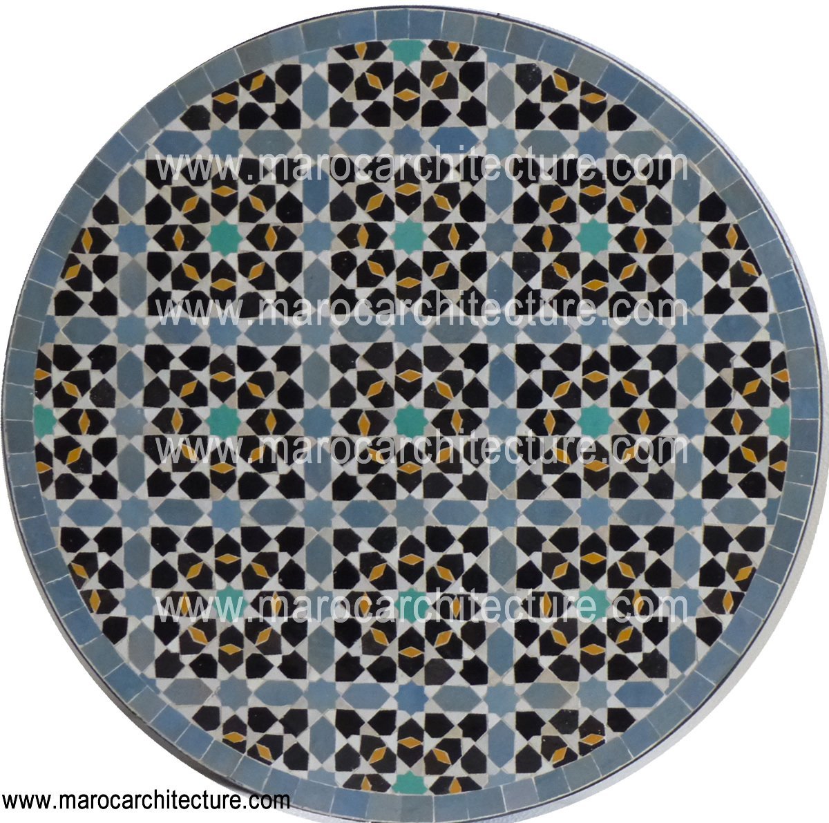 MOROCCAN MOSAIC TABLE 1913 - My Moroccan Tile