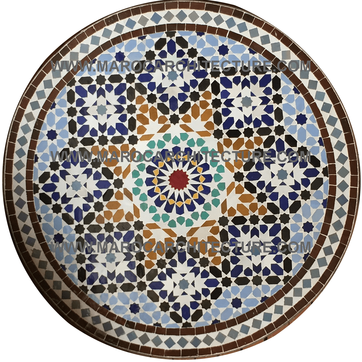 Moroccan Mosaic Table 916 - My Moroccan Tile