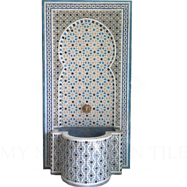 Mosaic Fountain 101703 - My Moroccan Tile